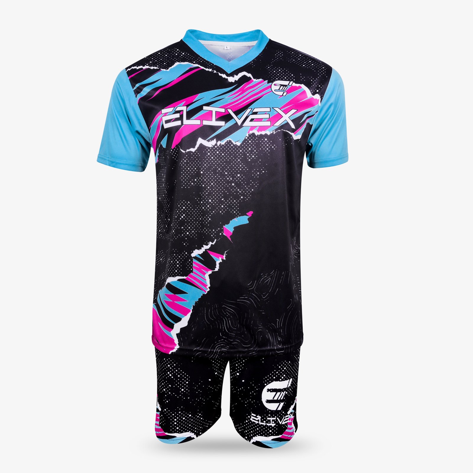 ELIVEX Football Jersey & Shorts Set