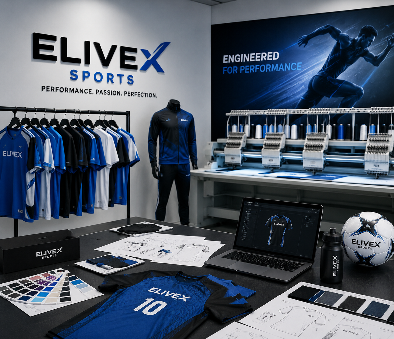 Elivex Sports manufacturing facility